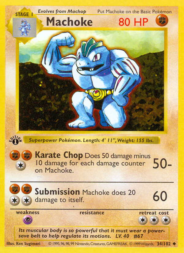 Machoke 034/102 Uncommon