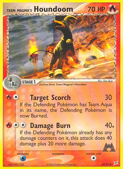 Team Magma's Houndoom 034/97 Uncommon