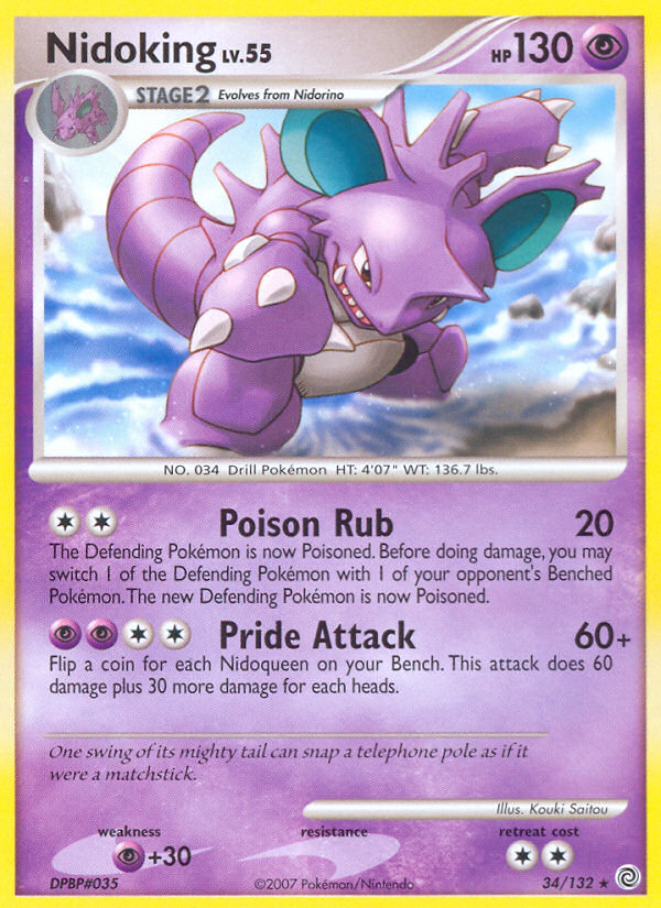 Nidoking 034/132 Rare