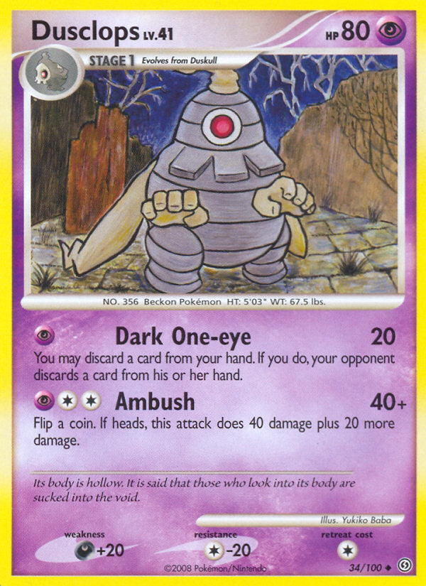 Dusclops 034/106 Uncommon