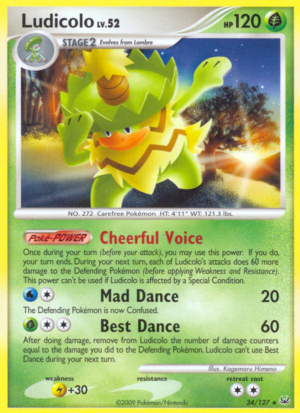 Ludicolo 034/133 Rare
