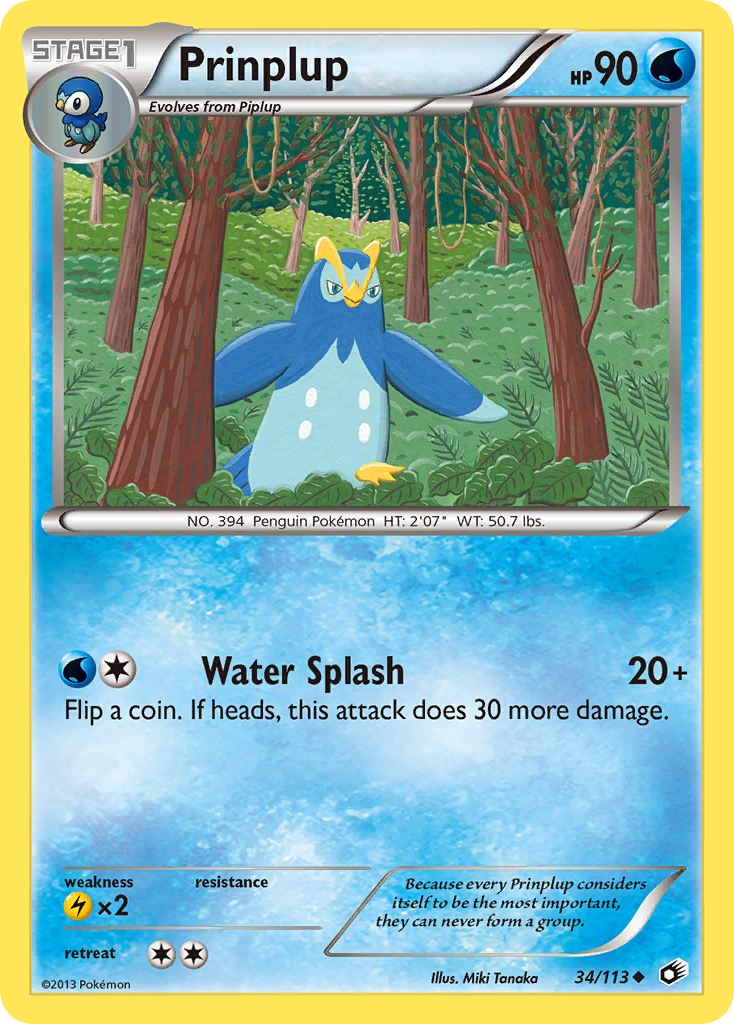 Prinplup 034/140 Uncommon
