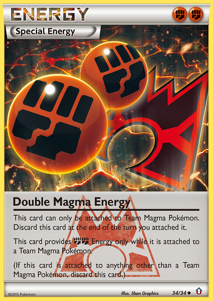 Double Magma Energy 034/34 Uncommon