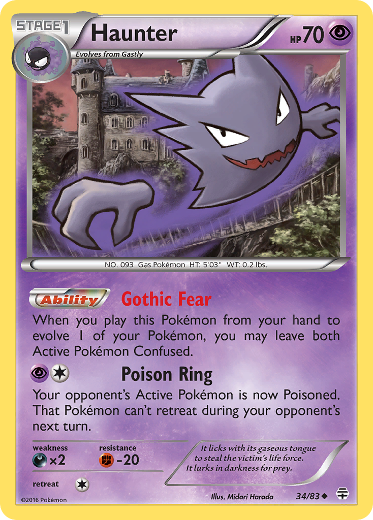Haunter 034/117 Uncommon