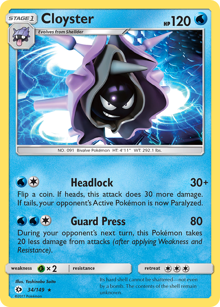 Cloyster 034/173 Rare