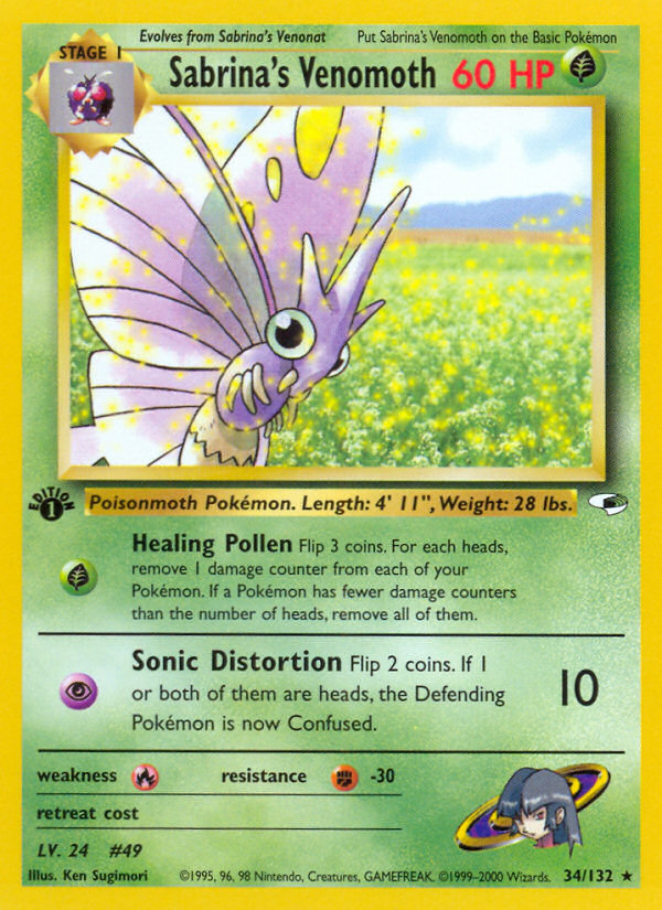 Sabrina's Venomoth 034/132 Rare