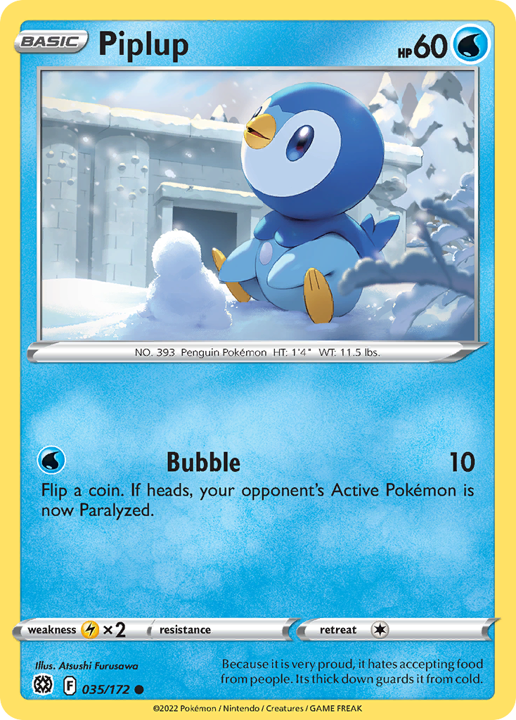 Piplup 035/186 Common
