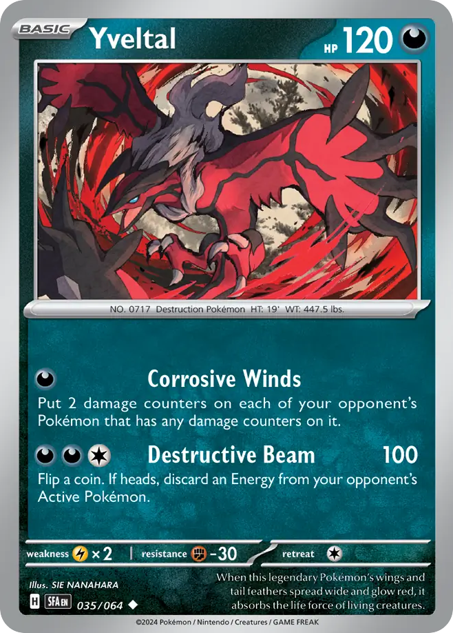 Yveltal 035/99 Uncommon