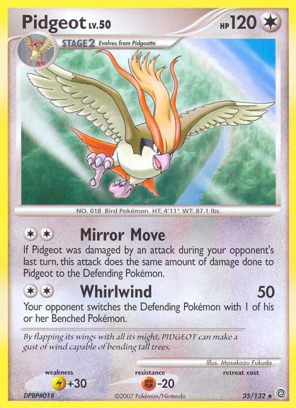 Pidgeot 035/132 Rare