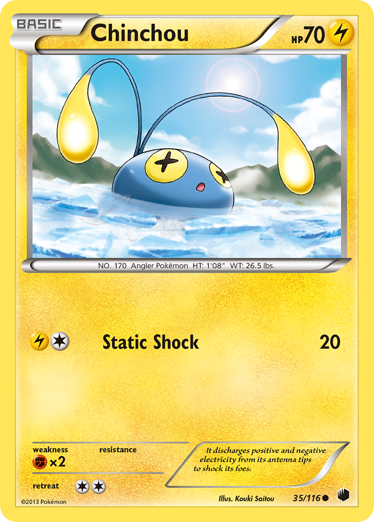 Chinchou 035/122 Common