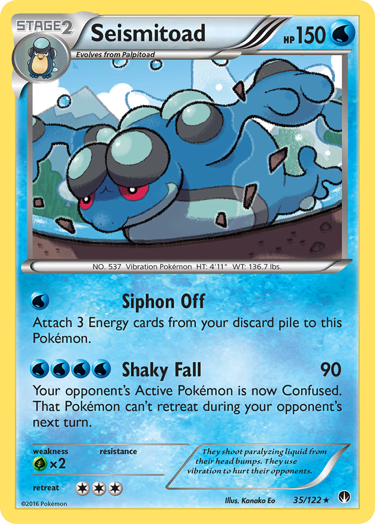 Seismitoad 035/126 Rare
