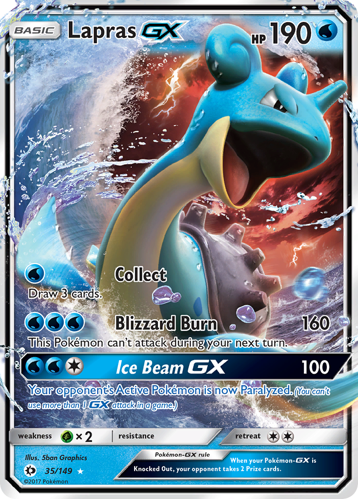 Lapras-GX 035/173 Rare Holo GX