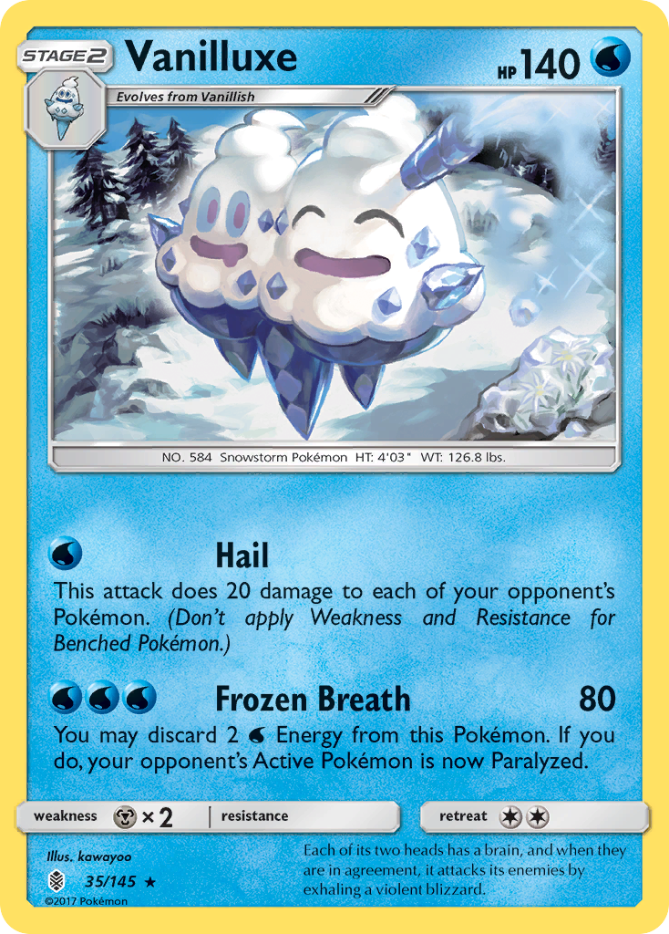 Vanilluxe 035/180 Rare