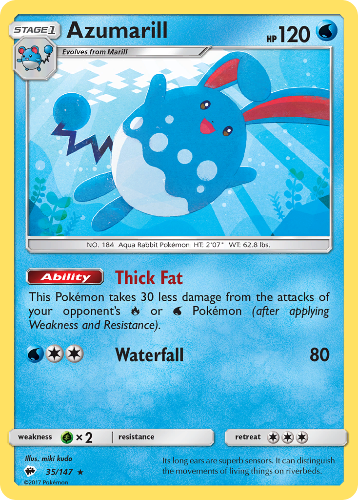 Azumarill 035/177 Rare