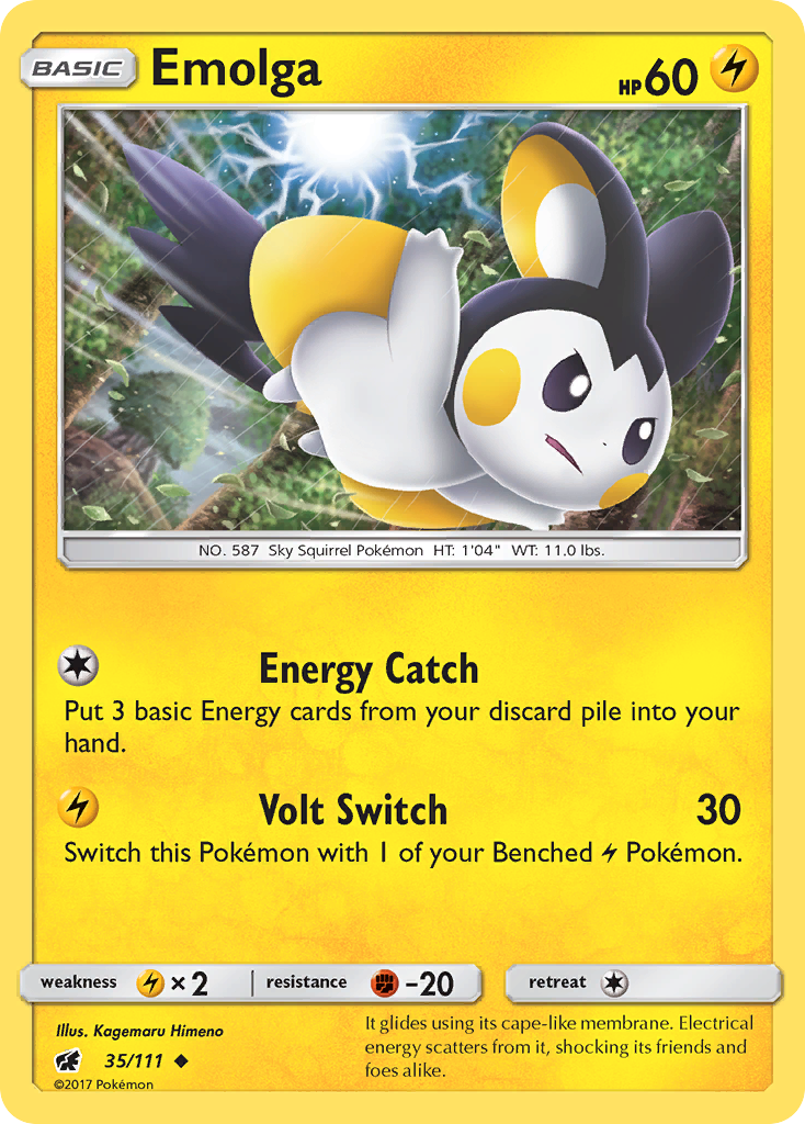 Emolga 035/126 Uncommon