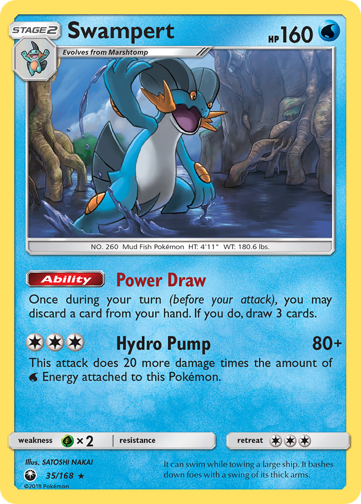 Swampert 035/187 Rare