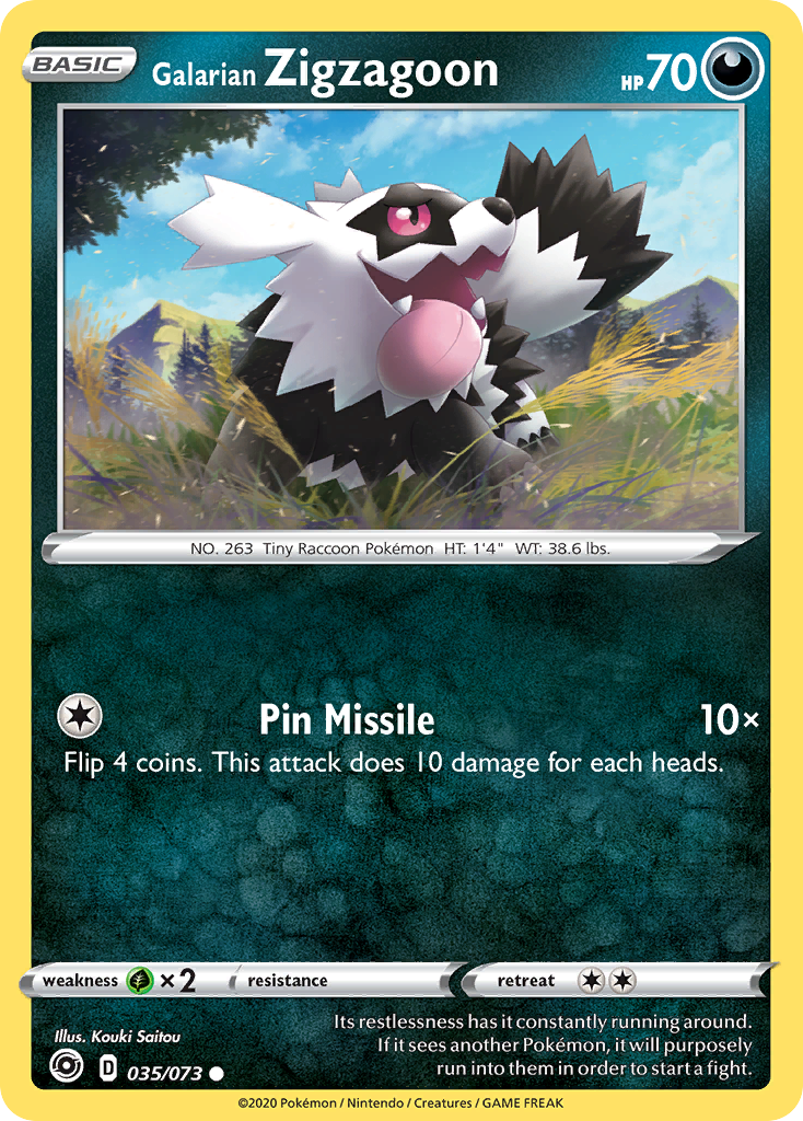 Galarian Zigzagoon 035/80 Common