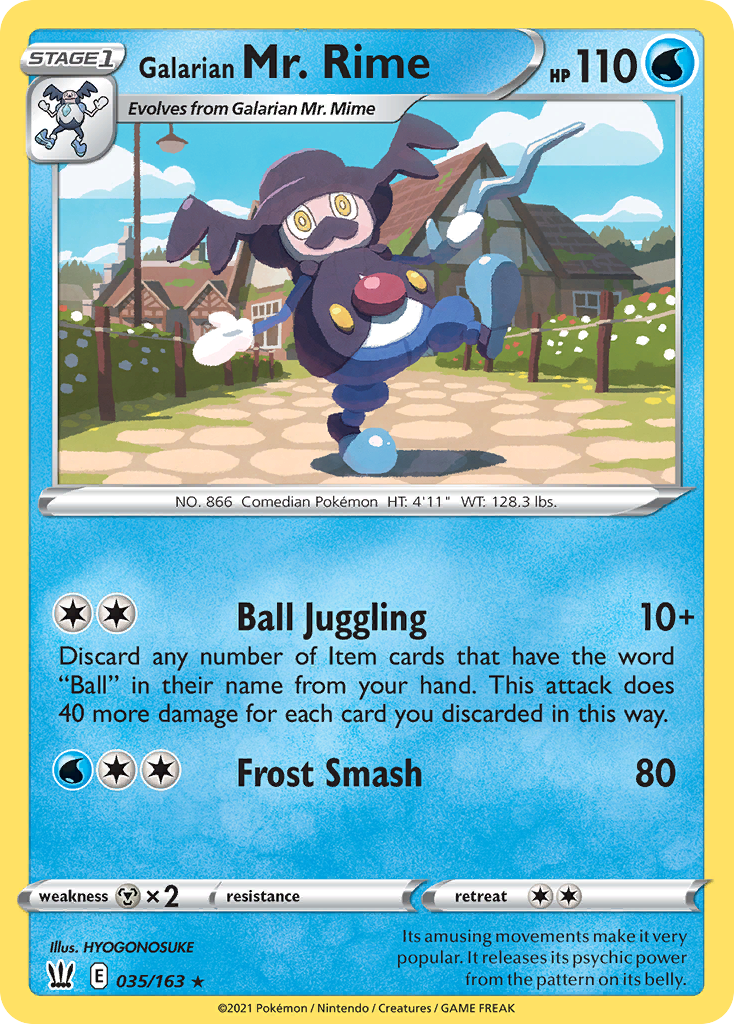 Galarian Mr. Rime 035/183 Rare