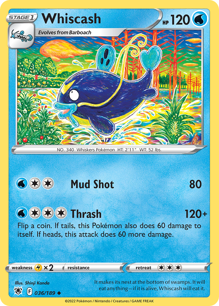 Whiscash 036/216 Uncommon