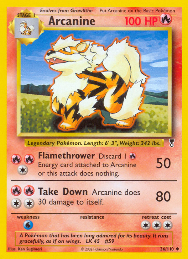 Arcanine 036/110 Uncommon