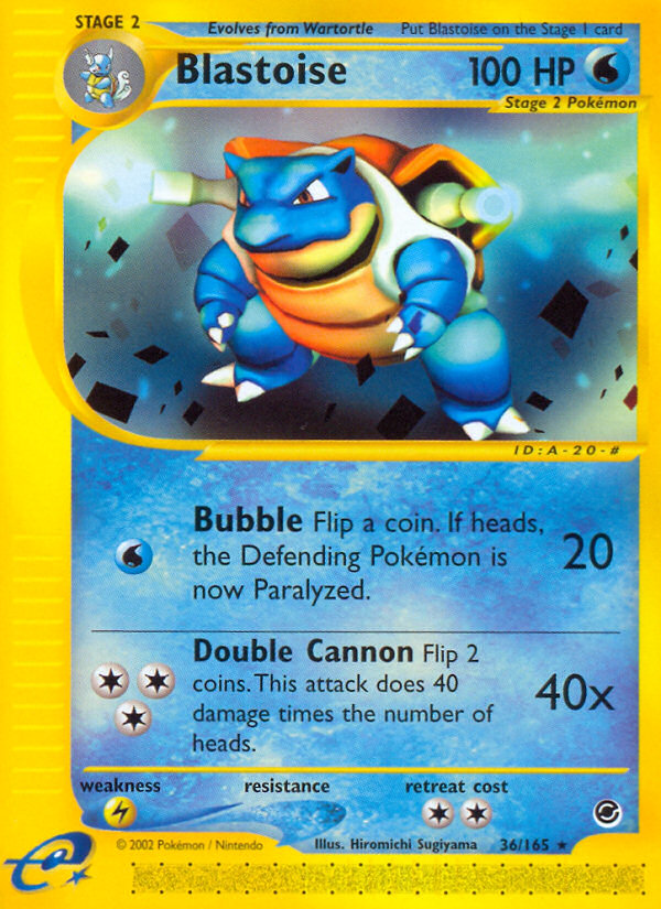 Blastoise 036/165 Rare