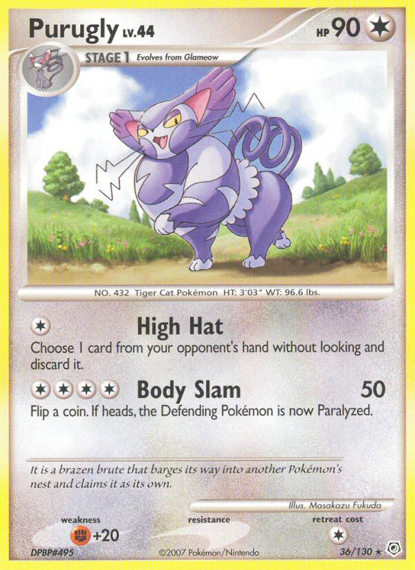 Purugly 036/130 Rare