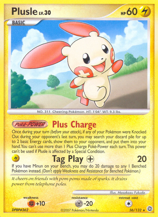 Plusle 036/132 Rare