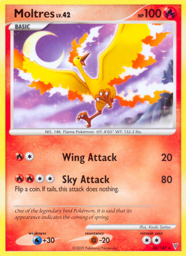 Moltres 036/153 Rare