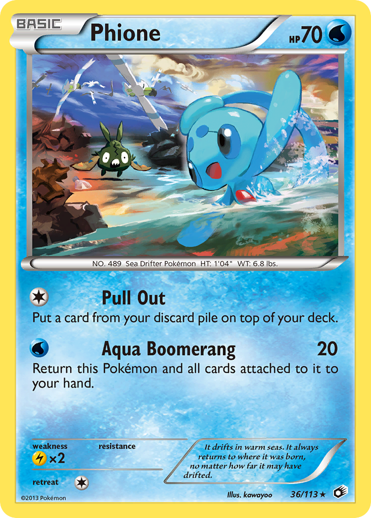 Phione 036/140 Rare