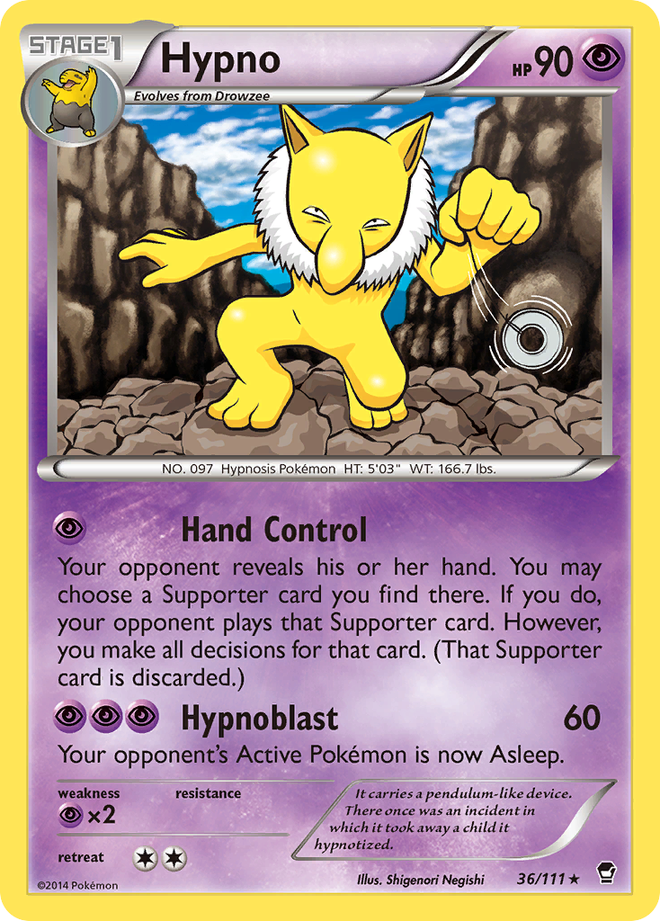 Hypno 036/114 Rare
