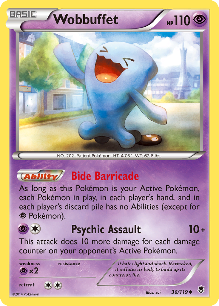 Wobbuffet 036/124 Uncommon