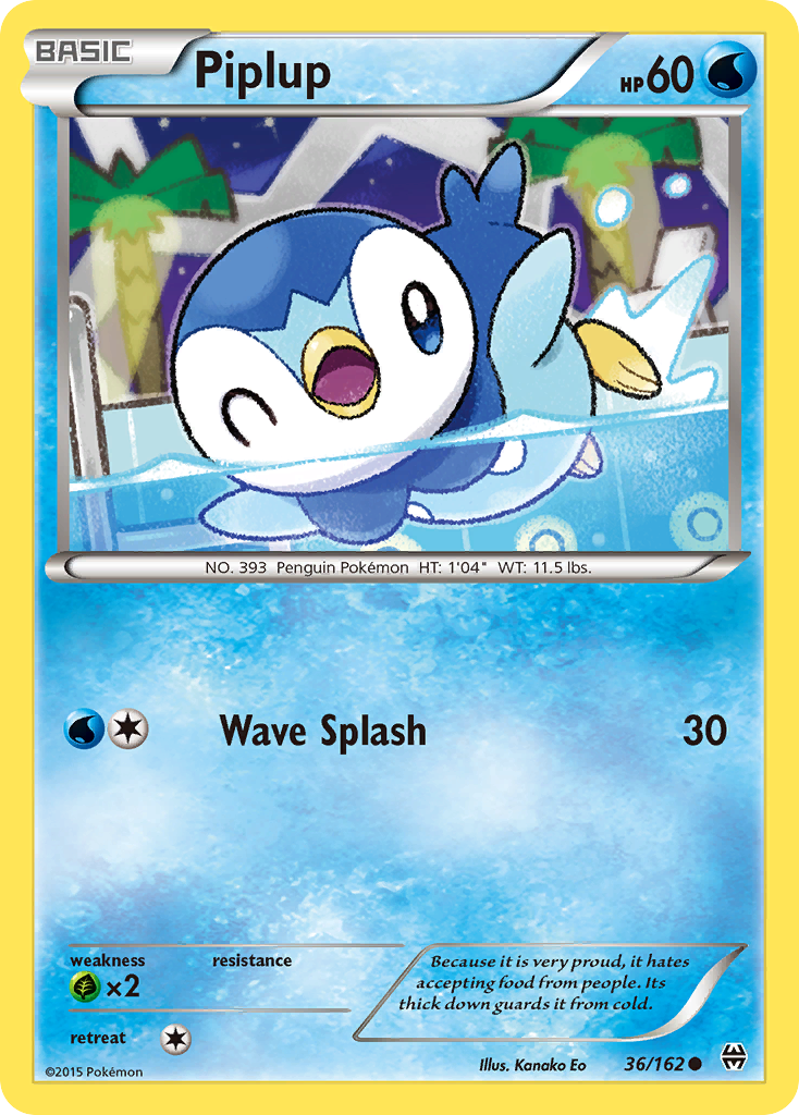 Piplup 036/165 Common