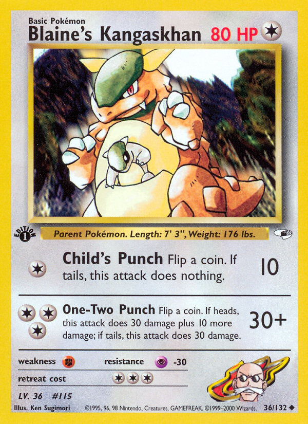 Blaine's Kangaskhan 036/132 Uncommon