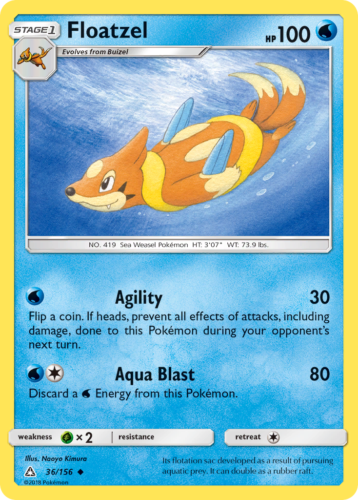 Floatzel 036/178 Uncommon