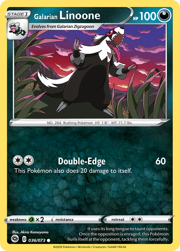 Galarian Linoone 036/80 Common