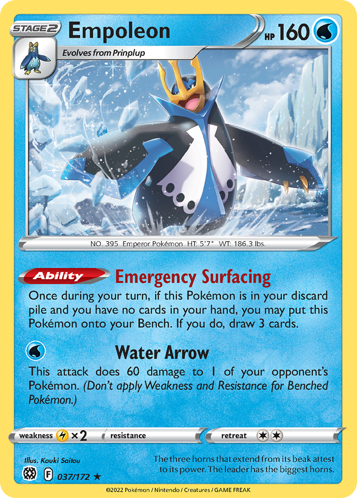 Empoleon 037/186 Rare Holo