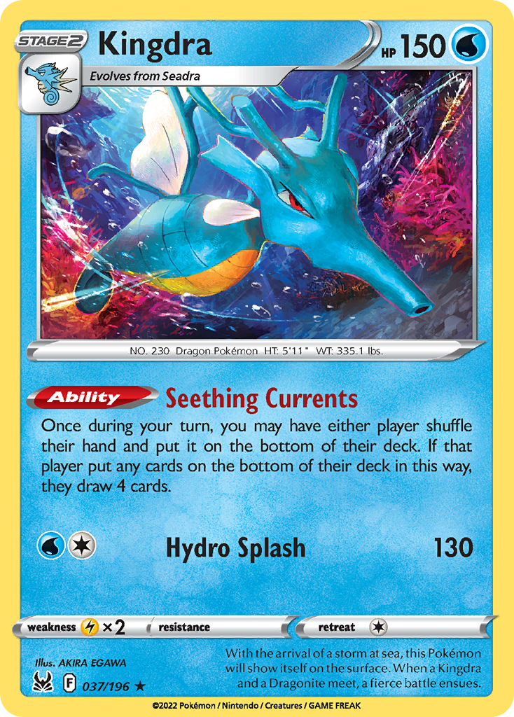Kingdra 037/217 Rare Holo