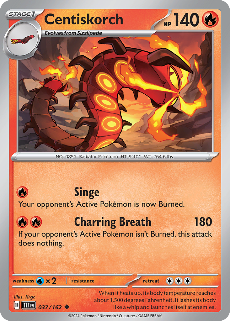 Centiskorch 037/218 Uncommon