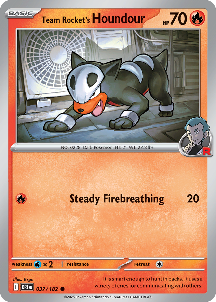 Team Rocket's Houndour 037/244 Common
