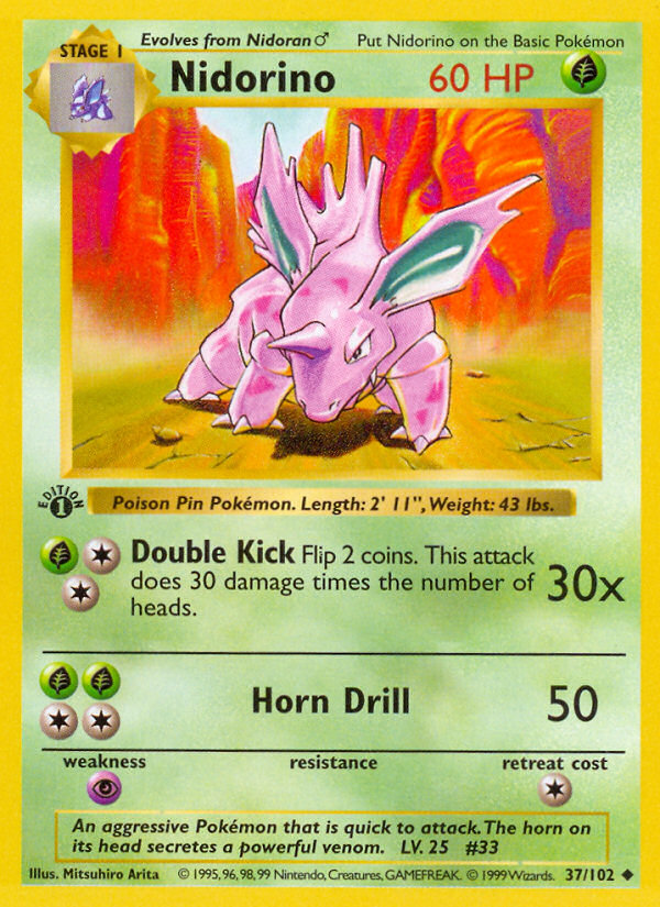 Nidorino 037/102 Uncommon