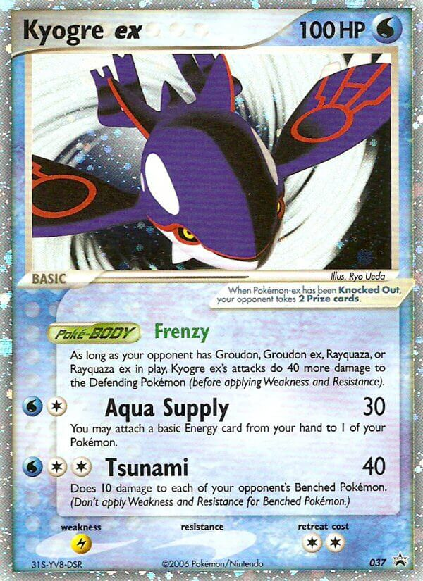 Kyogre ex 037/40 Promo