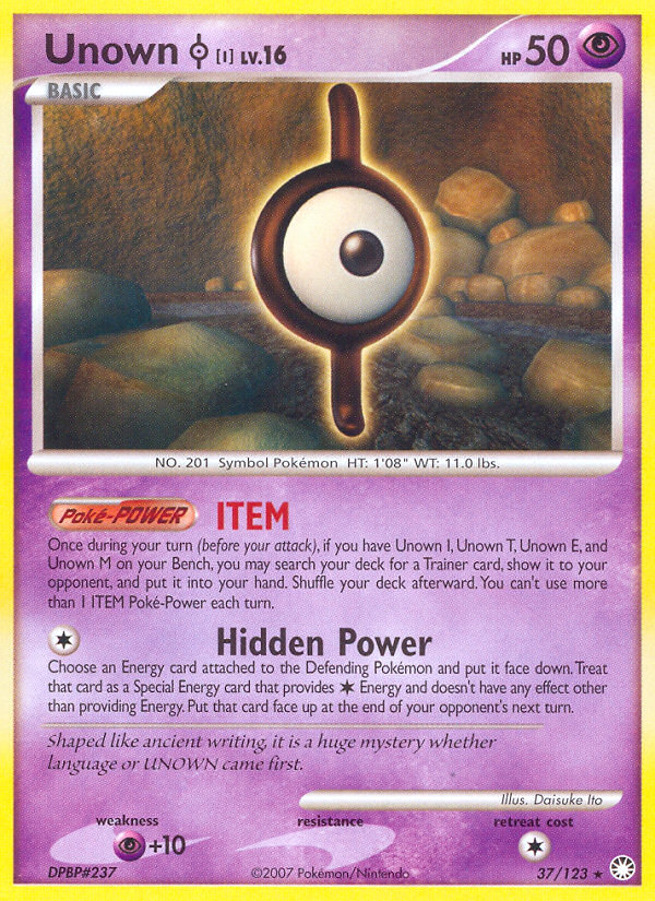 Unown [I] 037/124 Rare