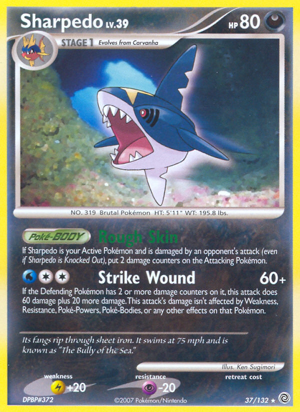Sharpedo 037/132 Rare