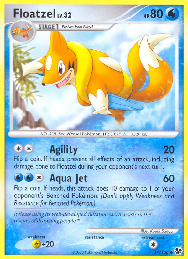 Floatzel 037/106 Uncommon