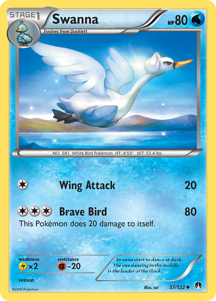 Swanna 037/126 Uncommon