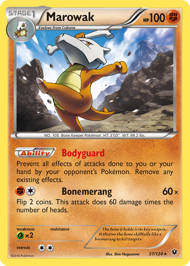 Marowak 037/129 Rare