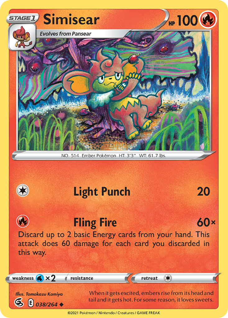 Simisear 038/284 Uncommon