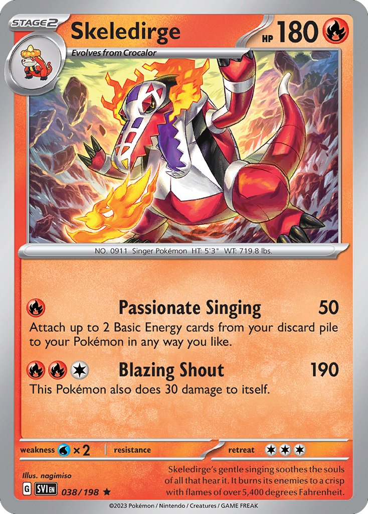 Skeledirge 038/258 Rare