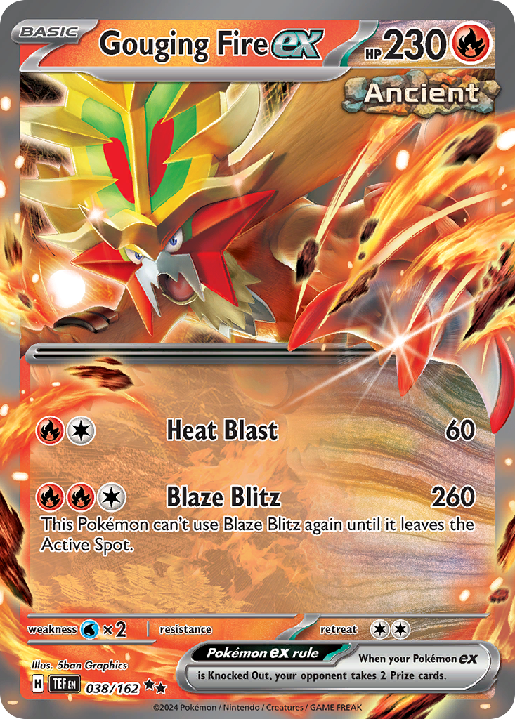 Gouging Fire ex 038/218 Double Rare