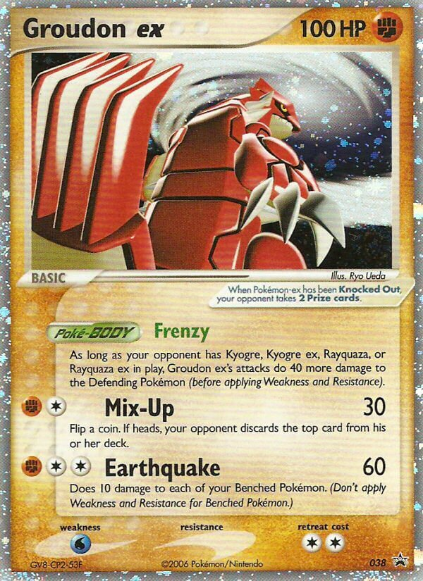 Groudon ex 038/40 Promo